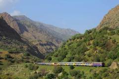 Iran South Railway Route