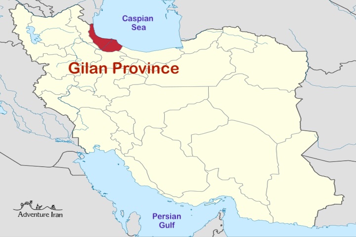 Gilan Map