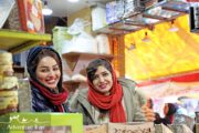 Persian women in Iranian bazaar