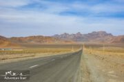 on the road - Dasht-e kavir Desert