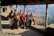 Group photos of Adventure Iran Alamut Tour in the Castle of Alamut