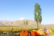 Hikers camping- Iran Off the Beaten Track Tours