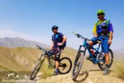 Two Bikers Biking Central Alborz Mountains Trip