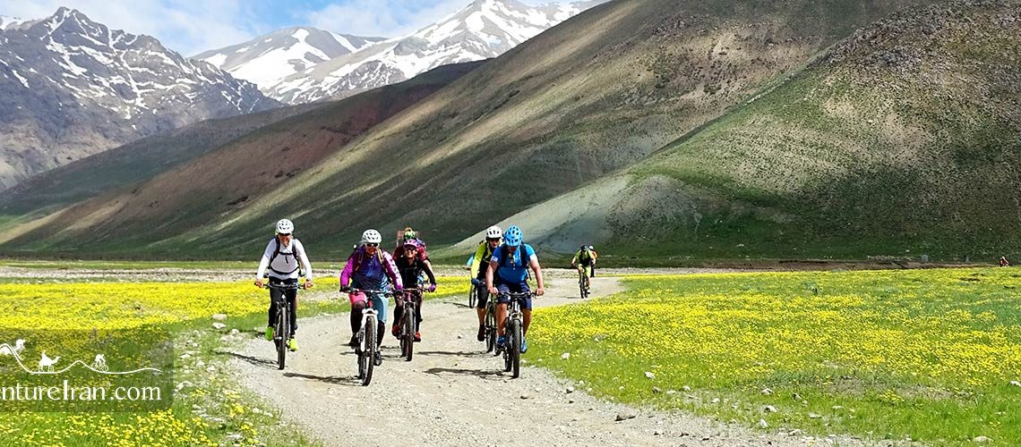 Iran mountain biking group trip
