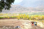 Hikers walking beaten trails- Iranian Kurdistan Expedition
