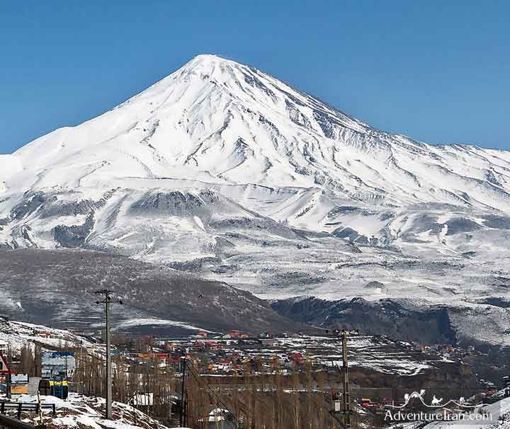 Volcano MT Damavand - Iran highest peak