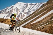 Biking Snow Covered Trails Iran Adventure Tour