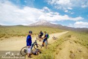 Bikers Taking Photo Damavand Mountain Trail
