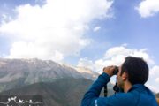 Landscape view of Tehran northern mountains Shemshak Darbandsar areas