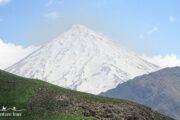 Damavand mountain view