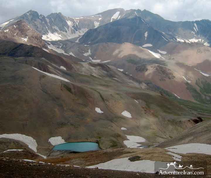 Mount Alamkuh View Iran 2nd highest peak