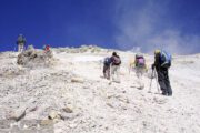 Moun damavand South Face trekking
