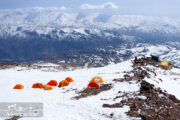 Mount Damavand 3rd camp Shelter - Iran Ski Touring