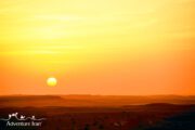 Sunset in Dashte kavir Desert - Iran landscape photgraphy tour
