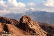 Alamut Castle Landscape view - ADVENTURE IRAN