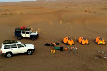 Desert camping Iran tour