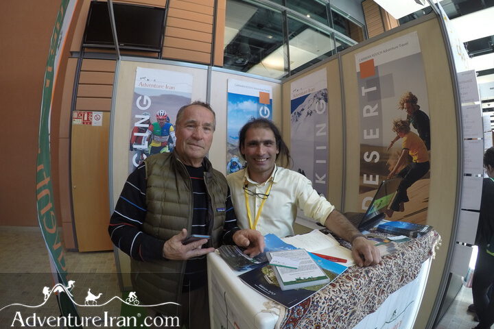 ADVENTURE IRAN booth -Travel Exhibition in Lyon 2019