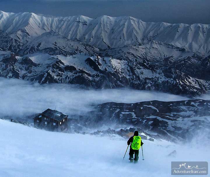 Dobarar Mountain Chain Damavand Iran Ski Touring Adventure