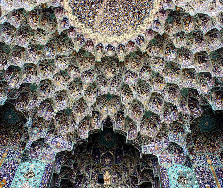 Esfahan mosque Dome Iran