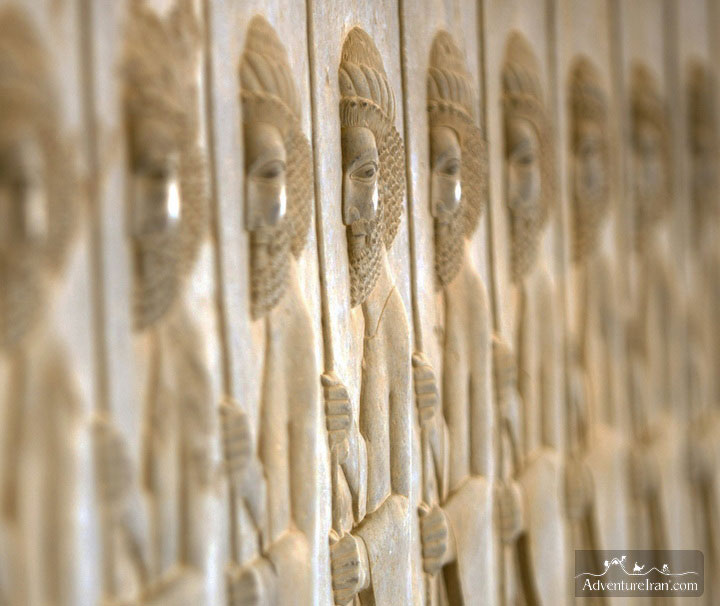 carving Persepolis Shiraz Iran