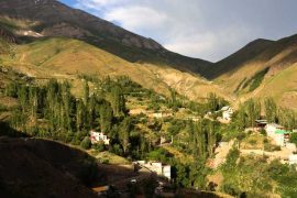 Shemshak Spring view Iran