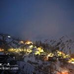 Shemshak Moonlight Photo Winter Holiday Iran
