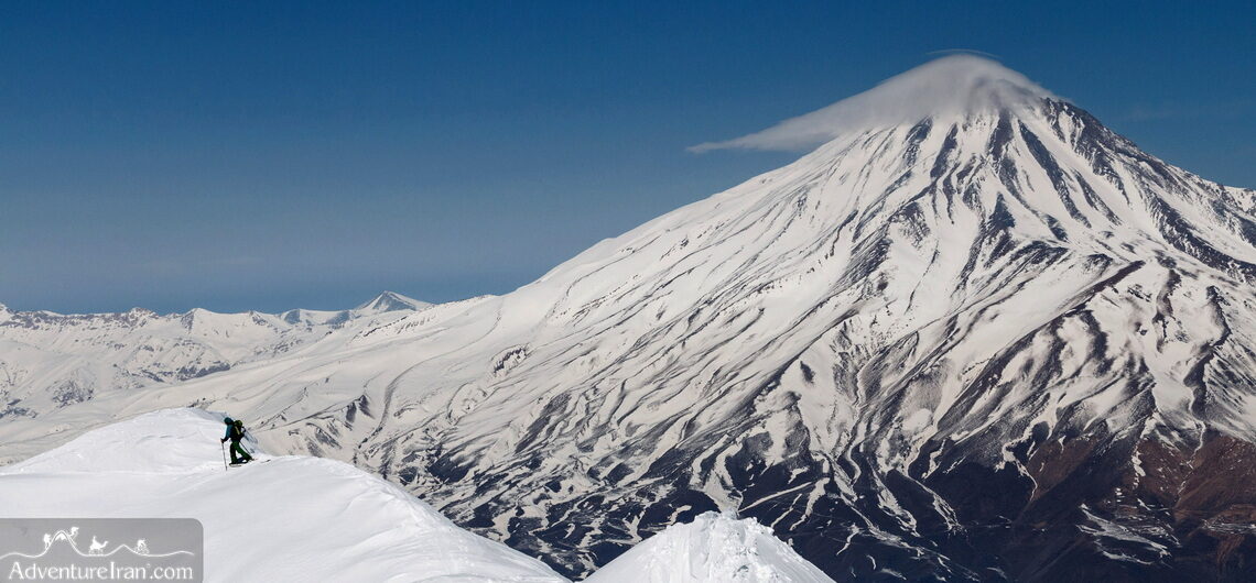 Mount Damavand winter view Ski Touring Trip