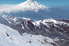 MT Damavand winter landscape