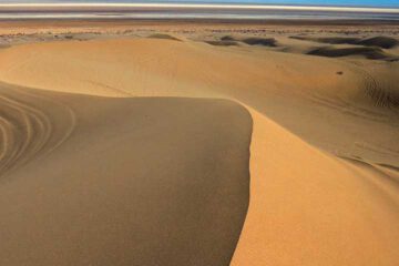 Iran Dasht-e Kavir Desert sand dune view