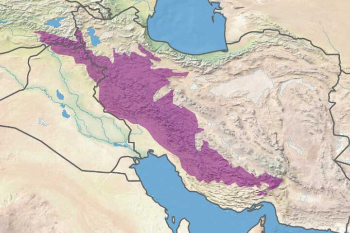 Iran Zagros Mountains Map