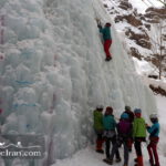 Ice Climbing school in Meygon Iran
