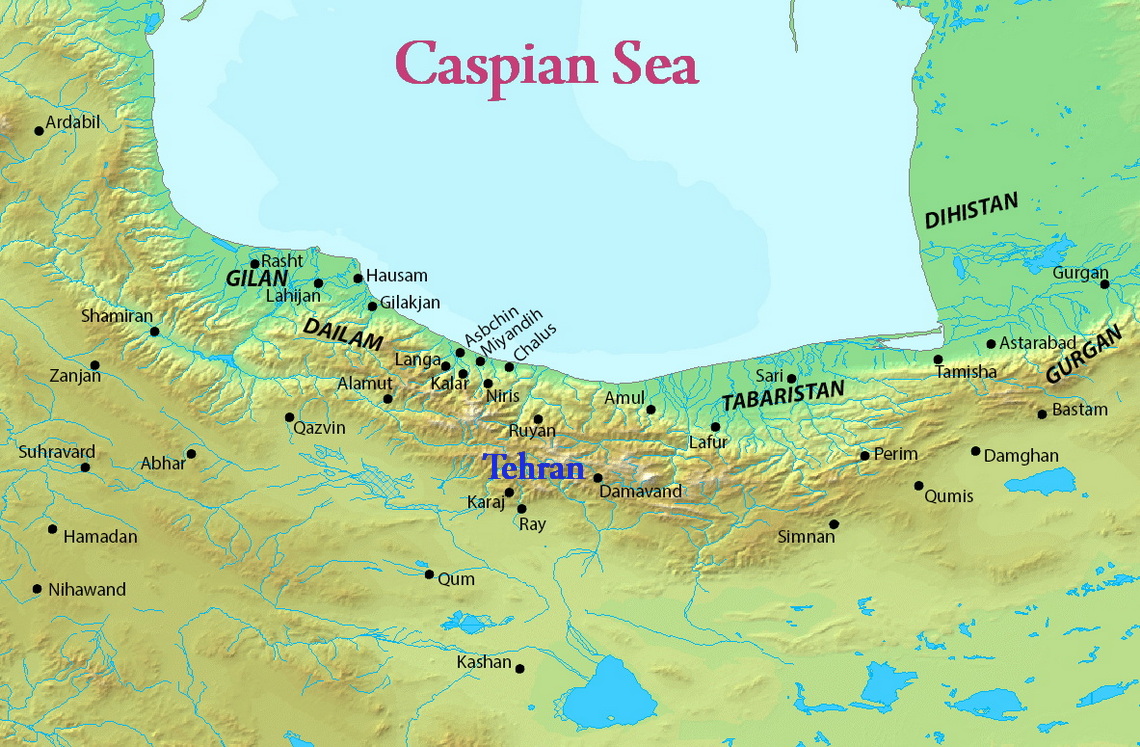 IRAN The Caspian Sea