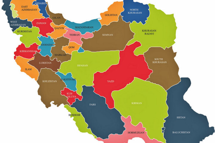 Iran Provinces Map