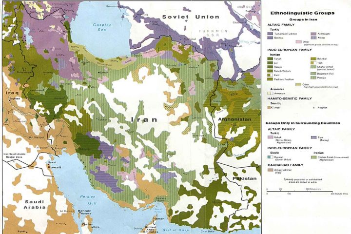 iran ethnolinguistic group map