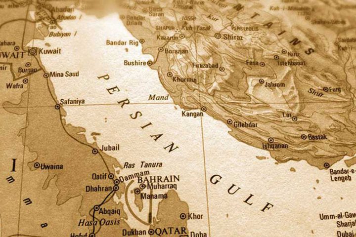 Persian Gulf Iran Map
