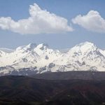 Dena Mountain Chain Landscape - Zagros Range Iran
