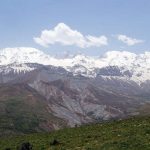 Dena Mountain Chain Landscape - Zagros Range Iran
