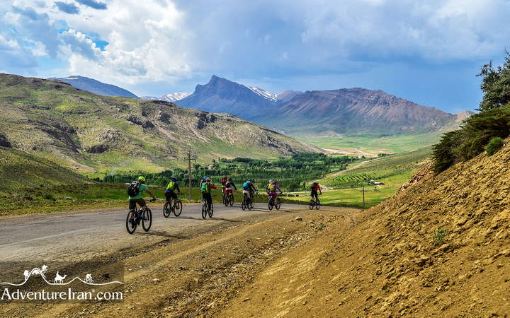 Iran landscape view - Mountain biking Trip