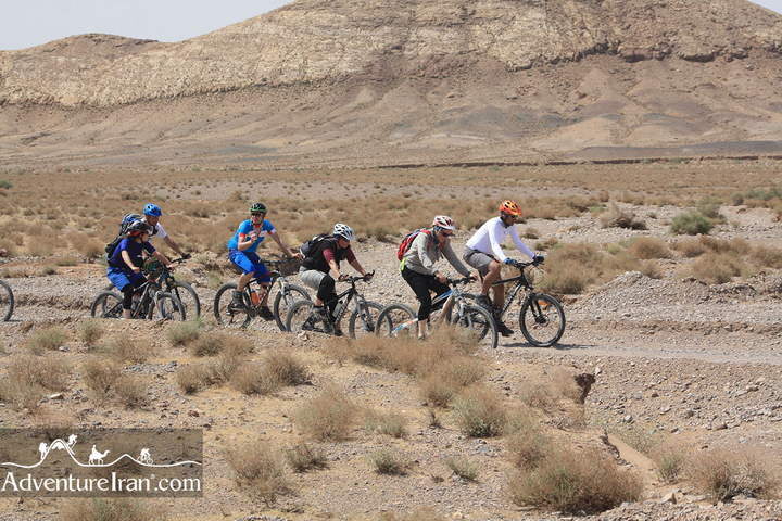 Iran Cycling Tour in Desert