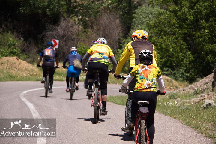Iran road cycling Tour in Caspian Sea and forest