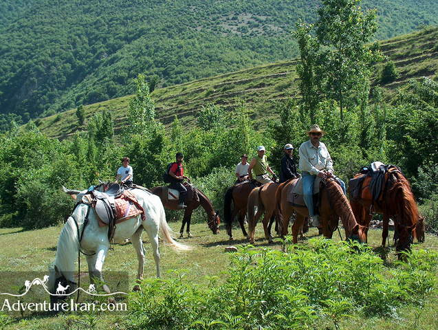 Horseback Riding Kandelus village caspian sea Iran