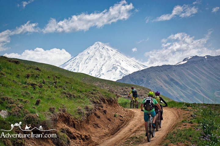 Damavand View -Lar national Park -Single Track MTB tour Iran
