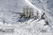 Avalanche in Shemshak Ski Area - Central Alborz mountains