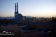 Jame mosque view Yazd UNESCO city