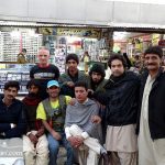 Group photo with locals in Zahedan - Iranian Baluchistan