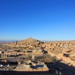 Anarak city landscape view Dasht-e kavir desert