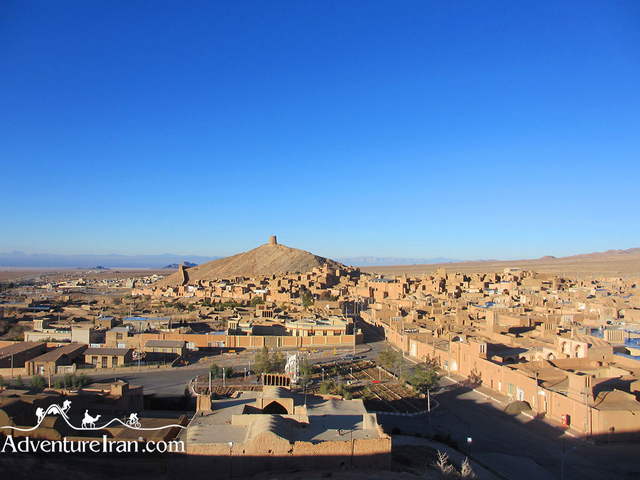 Anarak city landscape view Dasht-e kavir desert