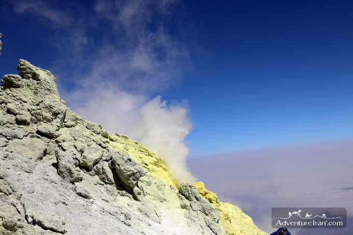 Mt. Damavand Sulphur steam