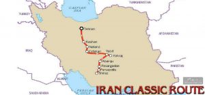 Iran Classic Route Map