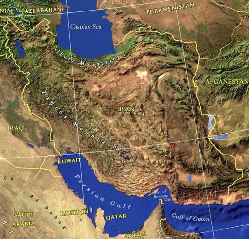 Iran Travel Guide map
